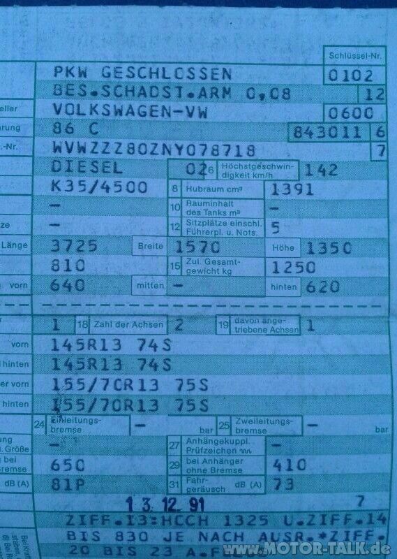 Kaltlaufregulator-Einbau praktische Hemmnisse