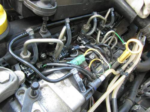 Motor läuft.