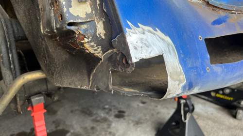 Rost weg geflext