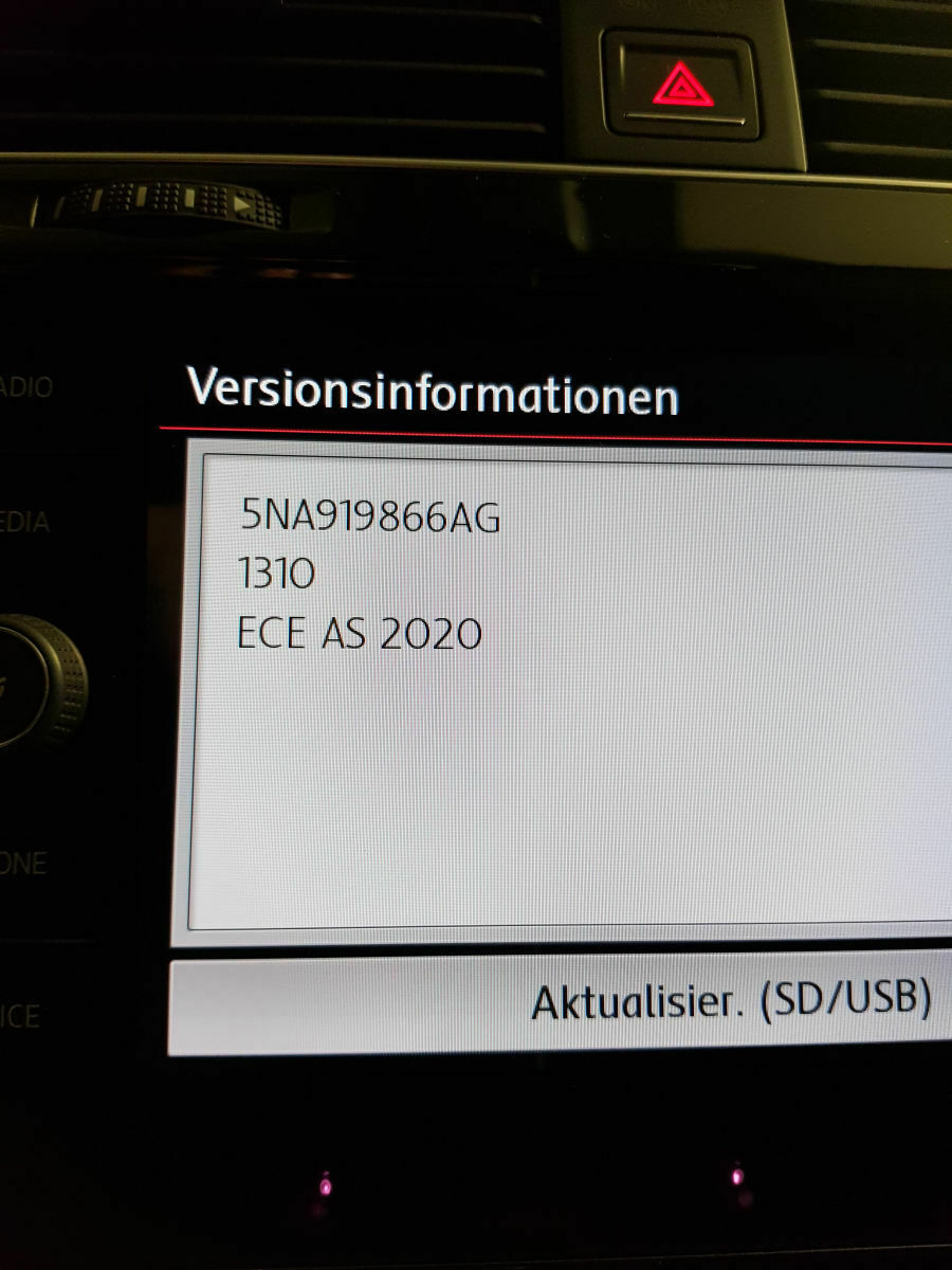 Karten-Update Discover Media/Discover Pro - Infos von VW