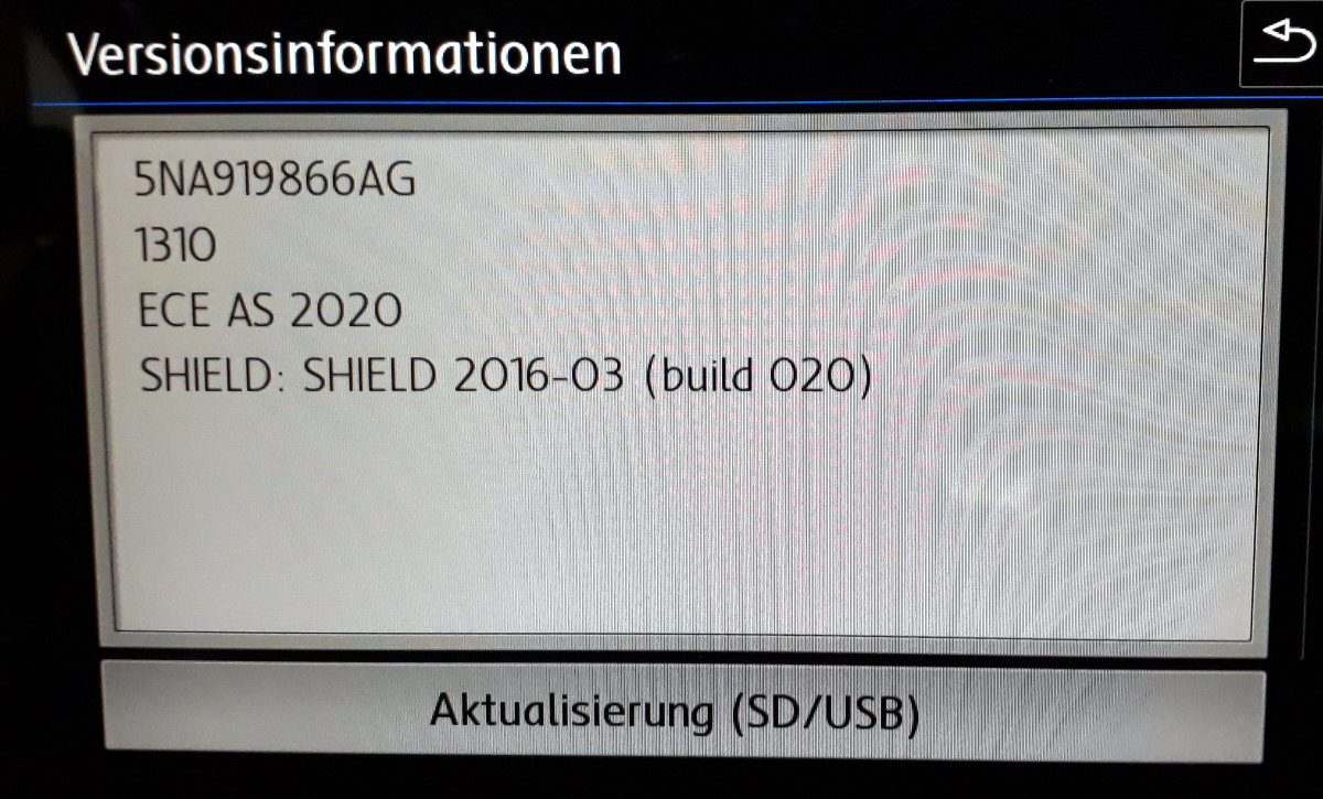 Karten-Update Discover Media/Discover Pro - Infos von VW