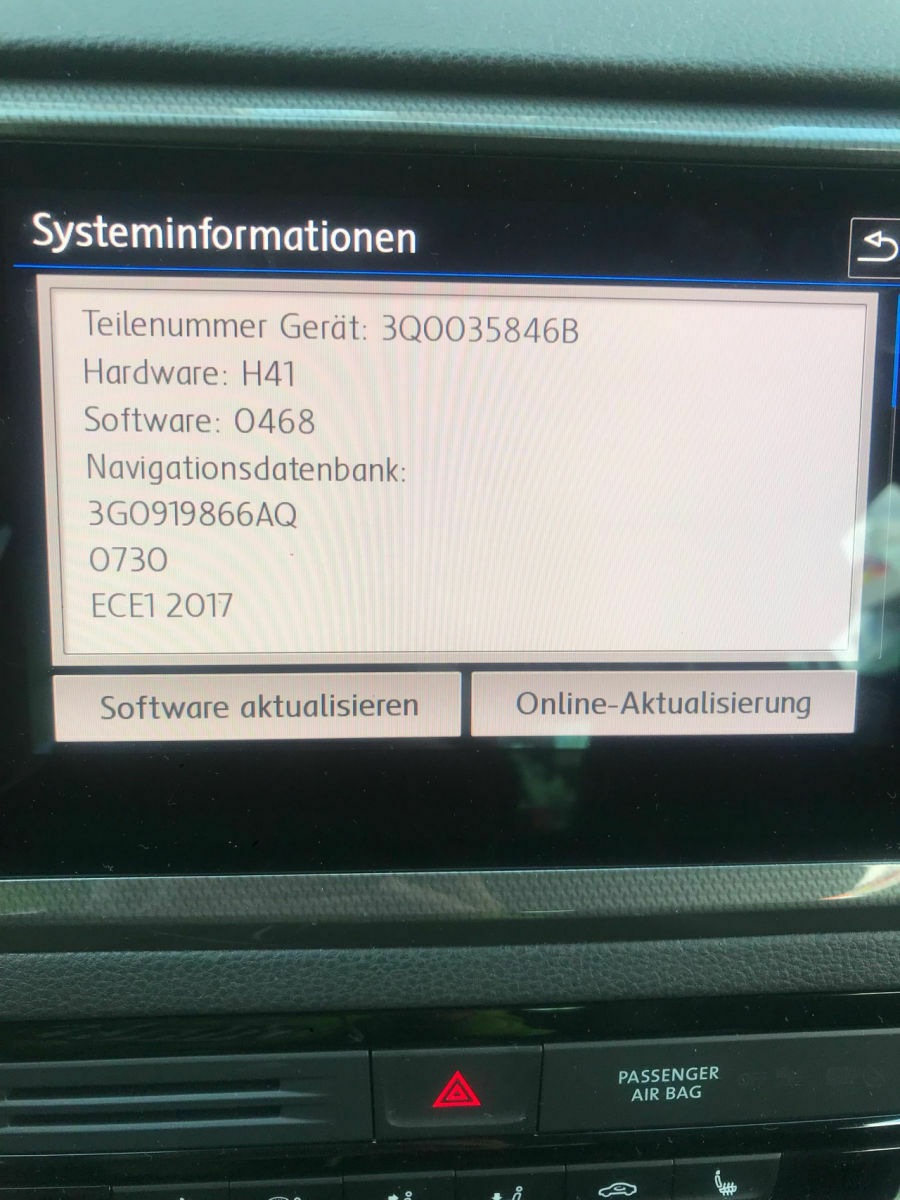 Karten-Update Discover Media/Discover Pro - Infos von VW