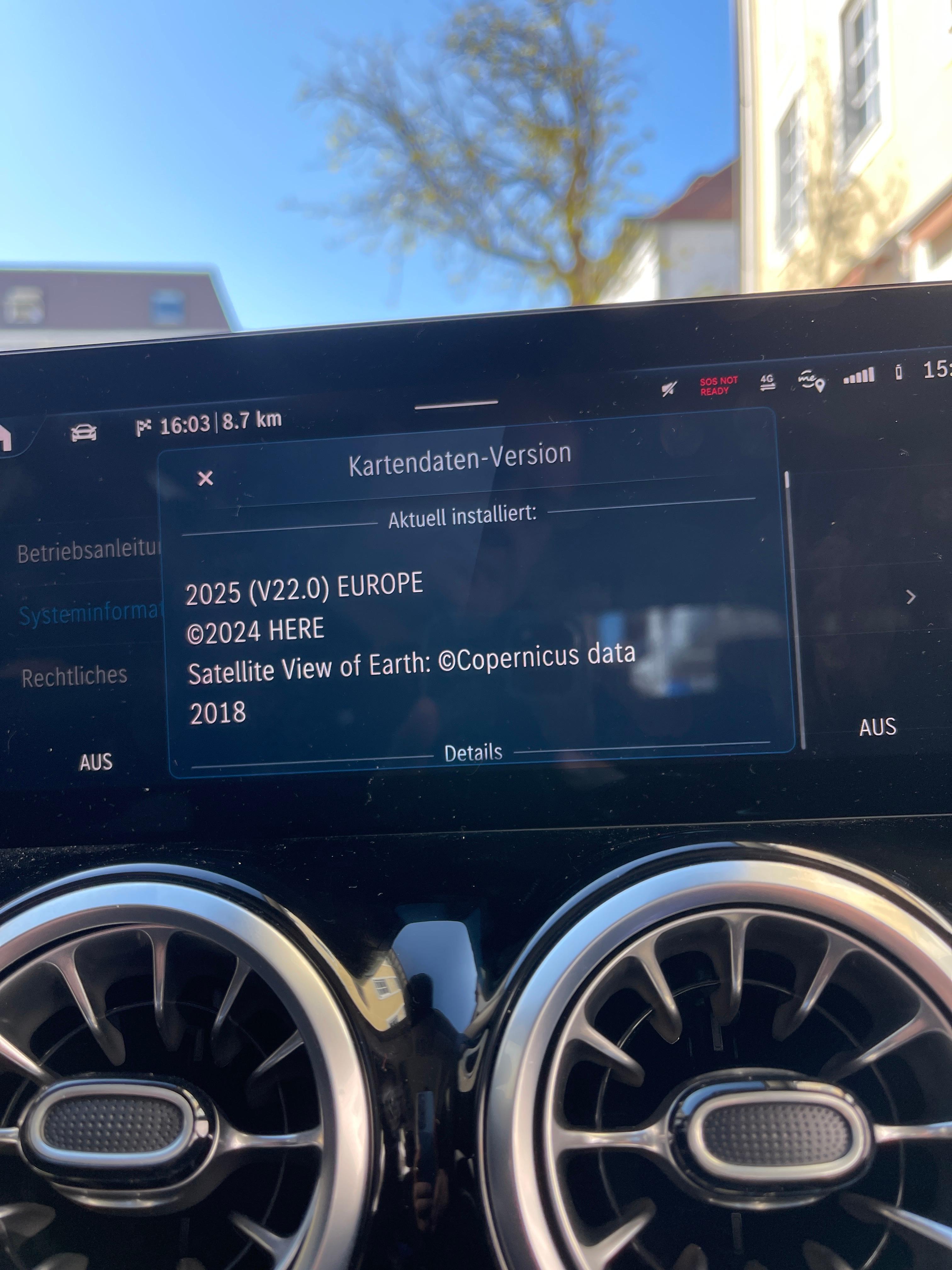 Kartenupdate 23.0 für MBux ab heute vorhanden