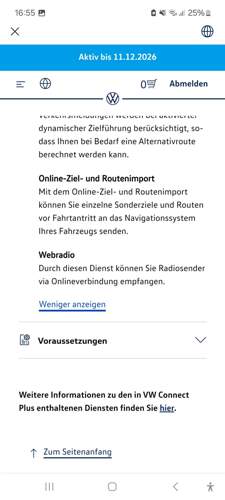 Vw connect plus