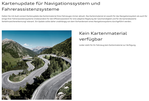 Audi Kartenupdate