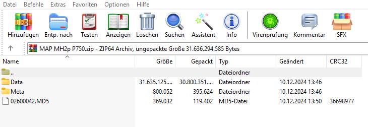 Kartenupdate SD