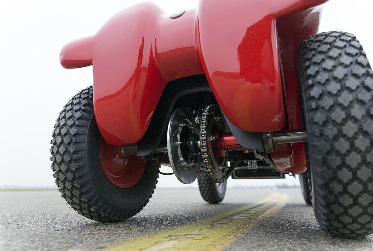 Hinterradantrieb für das Spaßmobil