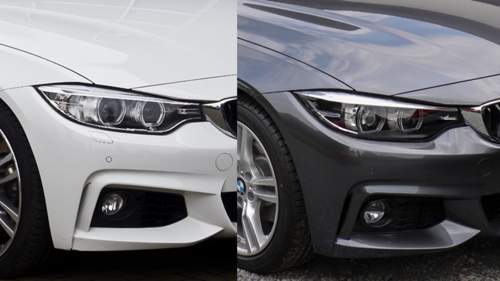 Vor-Facelift Xenon vs Facelift LED