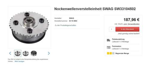 Nockenwellenversteller