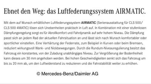 Airmatic c/x218