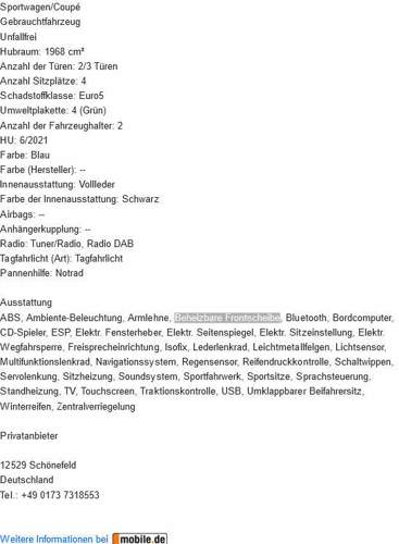 Beheizbare Frontscheibe?