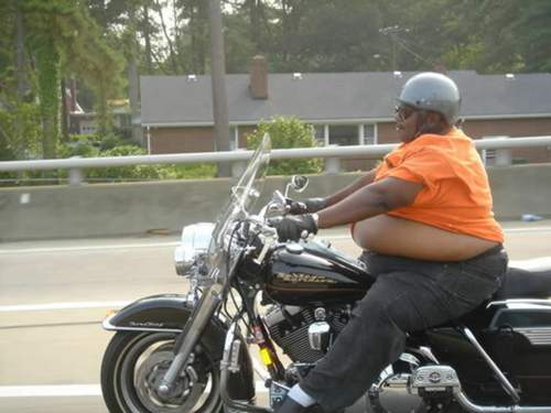 Fat boy on Road King