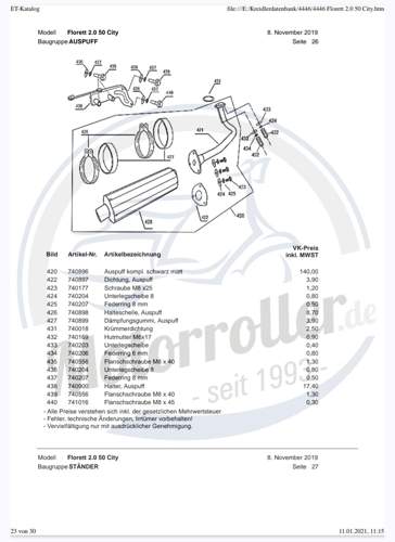 Ersatzteilkatalog