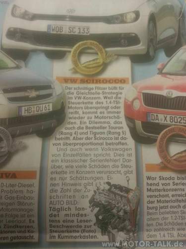 Die Goldene Möhre ein VW Scirocco