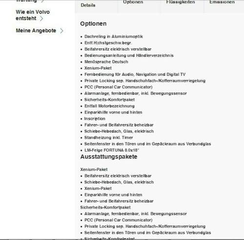 Optionen-my-volvo