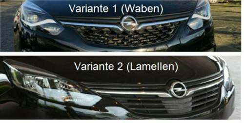Kuehlergrillvarianten