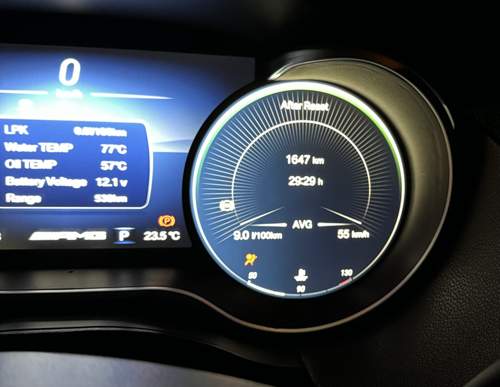 W251 Digital Tacho 2