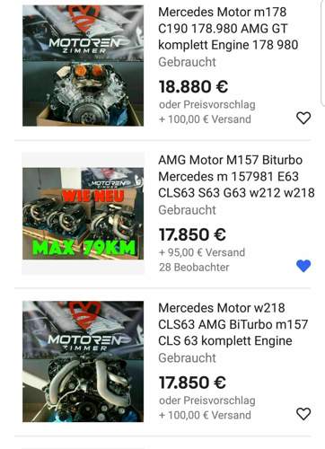 Motorenzimmer amg Spezialist