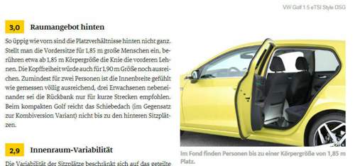 G8 Innenraum hinten ADAC