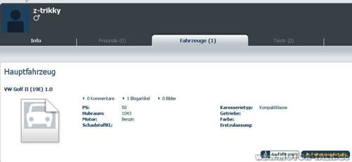Fahrzeugprofil z-trikky