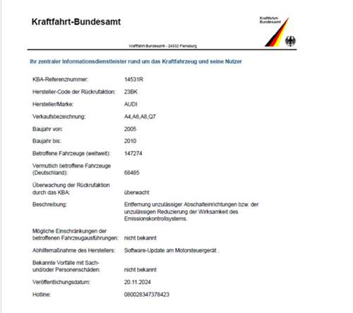 Rueckruf
