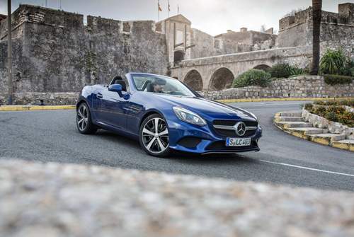 Mercedes SLC: Eine Neungangautomatik, maximal sechs Zylinder und eine neue Einstiegsversion sind die wesentlichen Änderungen