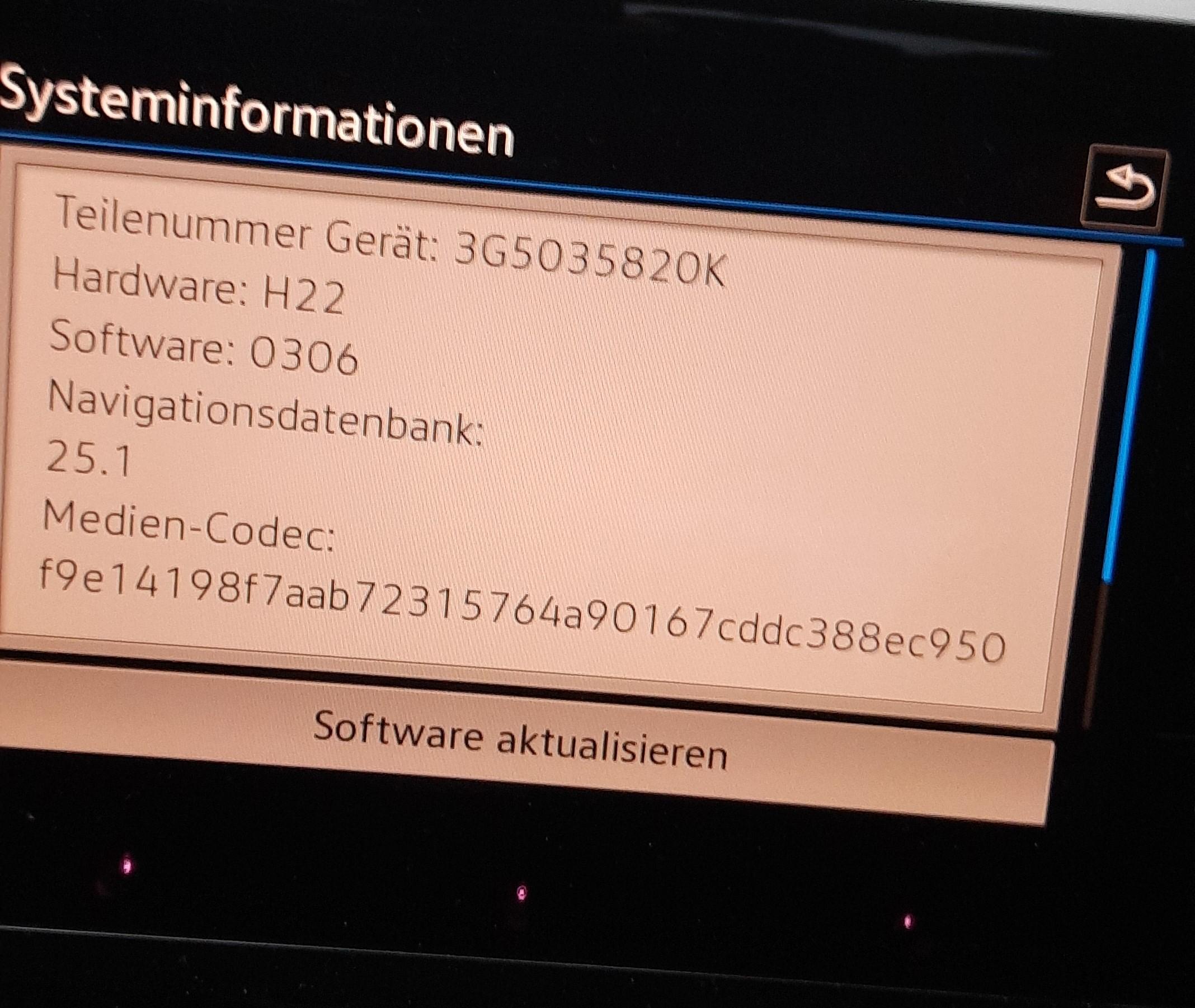 Kein Kartenupdate trotz We Connect Plus