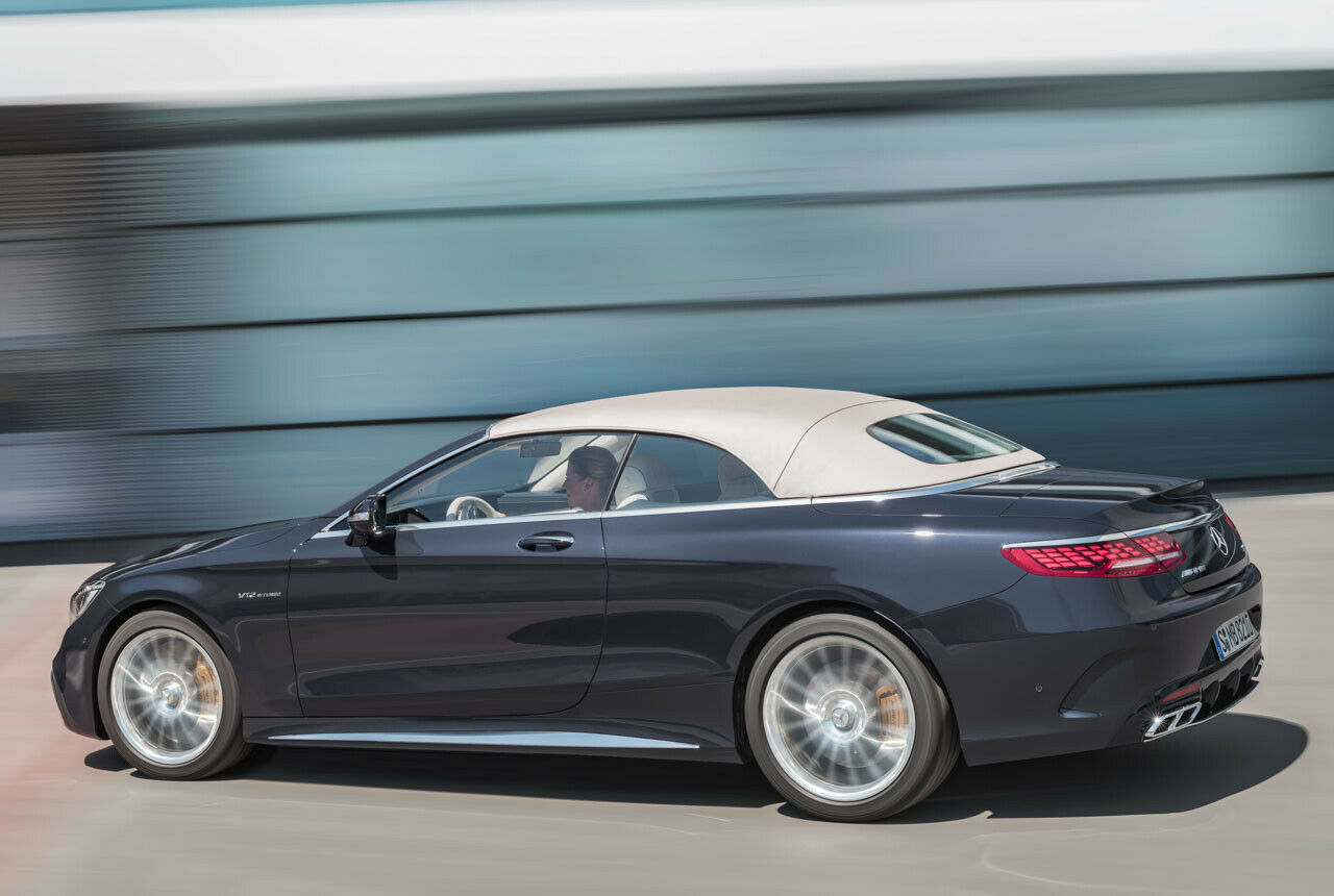 Mercedes S-Klasse Cabrio (A217) Facelift 2017: Das große Dach dämmt Außengeräusche weitgehend weg