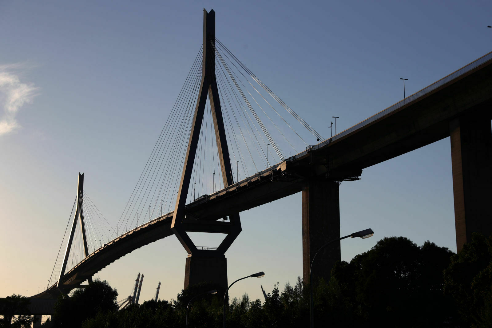 Hamburger Köhlbrandbrücke: Eine Touristen traute sich die Überfahrt nicht