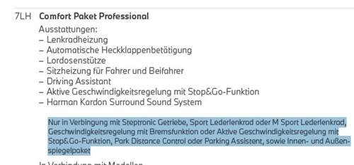 Comfortpaket Prof.