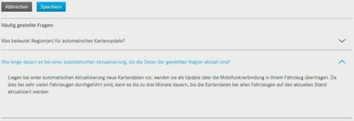 OTA Kartenupdate
