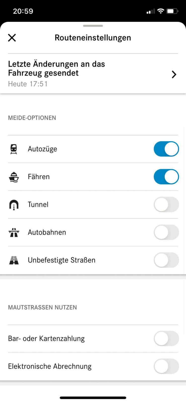 Keine Online Kartenupdate Verbindung