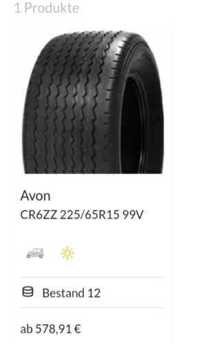 225/65R15 Avon