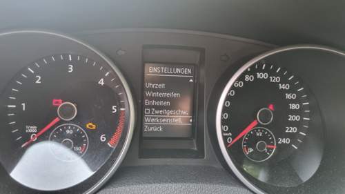 Fehlendes Servicemenü