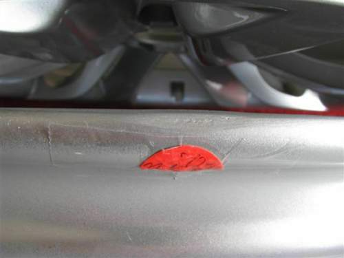 3 Felgen mit Mangel Detail