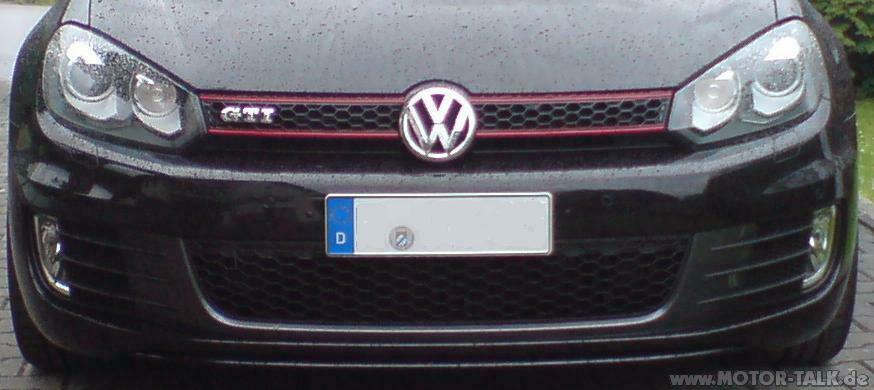 Kennzeichenhalterung vorne GTI