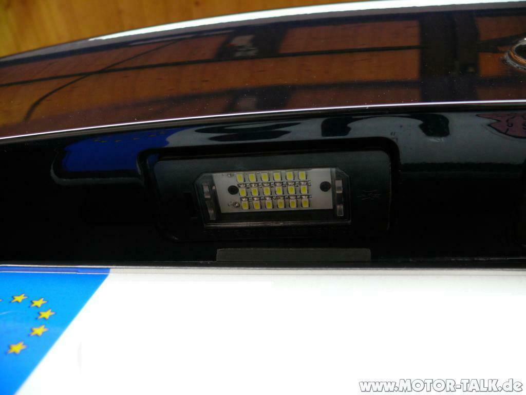 Kenzeichenbeleuchtung LED mit StVo