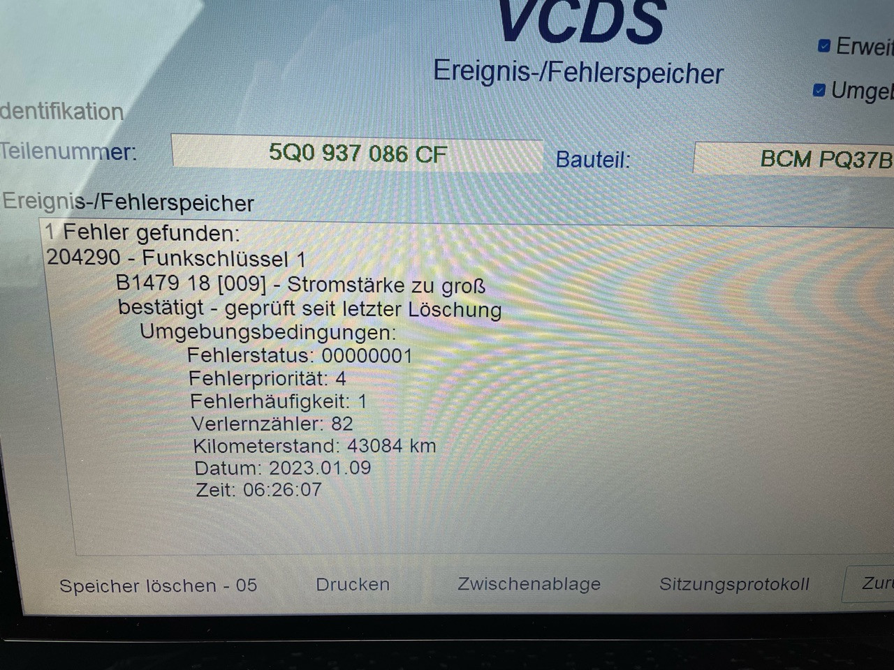 Keyless Access ohne Funktion