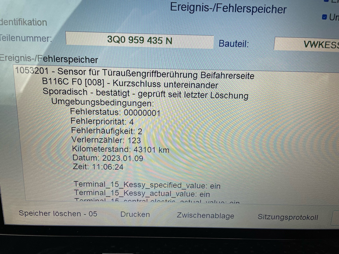 Keyless Access ohne Funktion