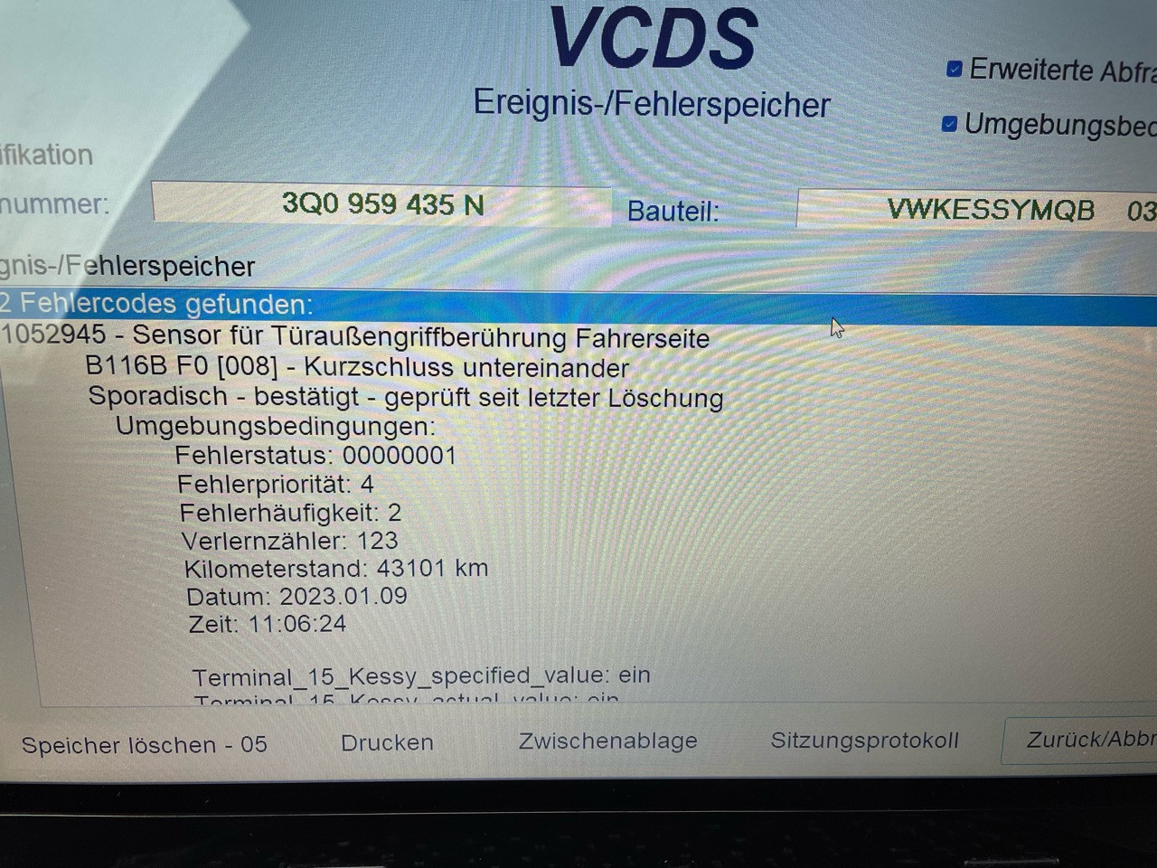 Keyless Access ohne Funktion