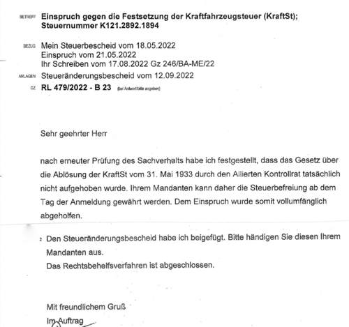 Steuerbescheidbefreiung