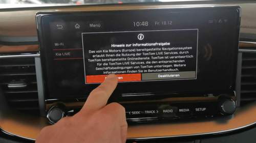 Aktivierung TomTom Live services