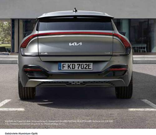 Kia EV6 Rückansicht Aluleiste
