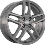 KIA Stonic 4x Alufelgen Alutec Ikenu metal-grey 6.5x17 ET49 - LK4/100 ML54.1 Winter