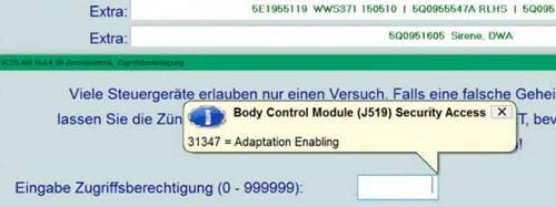 Freischaltung