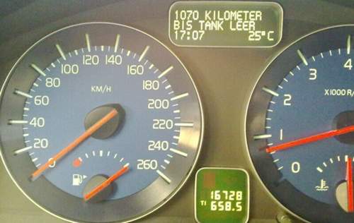 1070 km