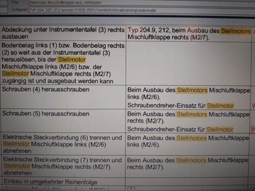 Demontage Anleitung fuer M2/6 & M2/7