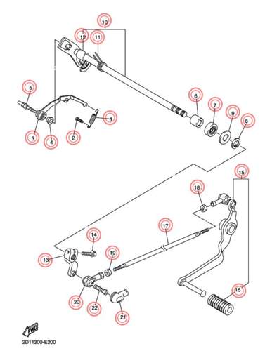 Schaltpedal