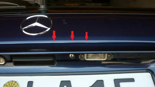 Neuer Rost Heckklappe