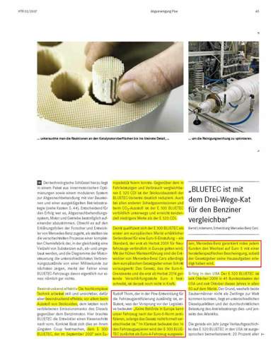 Auszug aus Daimler High Tech Report 02-2